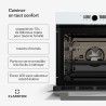 Klarstein Illuminosa Smart Four Encastrable - 73L, 11 Fonctions, WiFi, Porte Froide Triple Vitrage, Énergie A+, Four Électrique 