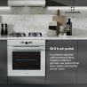 Klarstein Illuminosa Smart Four Encastrable - 73L, 11 Fonctions, WiFi, Porte Froide Triple Vitrage, Énergie A+, Four Électrique 