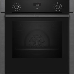 NEFF B3ACE2AG3 N50 Four fabriqué en Allemagne avec écran LCD, porte escamotable, CircoTherm, 7 modes de chauffage, Easy Clean, s