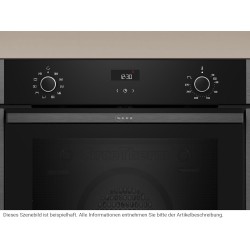 NEFF B3ACE2AG3 N50 Four fabriqué en Allemagne avec écran LCD, porte escamotable, CircoTherm, 7 modes de chauffage, Easy Clean, s