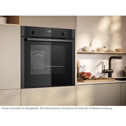 NEFF B3ACE2AG3 N50 Four fabriqué en Allemagne avec écran LCD, porte escamotable, CircoTherm, 7 modes de chauffage, Easy Clean, s