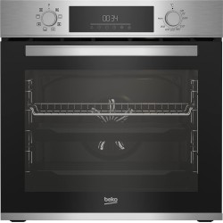 Beko BBIM12300XCE Four encastrable - 72L, 8 fonctions de cuisson, Écran LED, Porte robuste, Dimensions : H 59,5 x l 59,4 x P 56,
