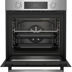 Beko BBIM12300XCE Four encastrable - 72L, 8 fonctions de cuisson, Écran LED, Porte robuste, Dimensions : H 59,5 x l 59,4 x P 56,
