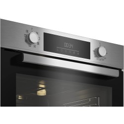 Beko BBIM12300XCE Four encastrable - 72L, 8 fonctions de cuisson, Écran LED, Porte robuste, Dimensions : H 59,5 x l 59,4 x P 56,