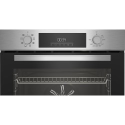 Beko BBIM12300XCE Four encastrable - 72L, 8 fonctions de cuisson, Écran LED, Porte robuste, Dimensions : H 59,5 x l 59,4 x P 56,