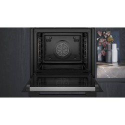 SIEMENS Four encastrable vapeur HR776G3B1, IQ700, 71 litres, Fonction vapeur