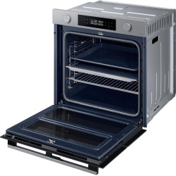 SAMSUNG Four encastrable pyrolyse NV7B45305AS dual cook flex,76 litres, wifi