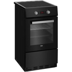 Cuisiniere - BEKO - FSE58301BC - 50cm - 3 Inductions - Multifonction - 6 Fonctions dont Chaleur brassée - 60 L - Catalyse