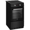 Cuisiniere - BEKO - FSE58301BC - 50cm - 3 Inductions - Multifonction - 6 Fonctions dont Chaleur brassée - 60 L - Catalyse