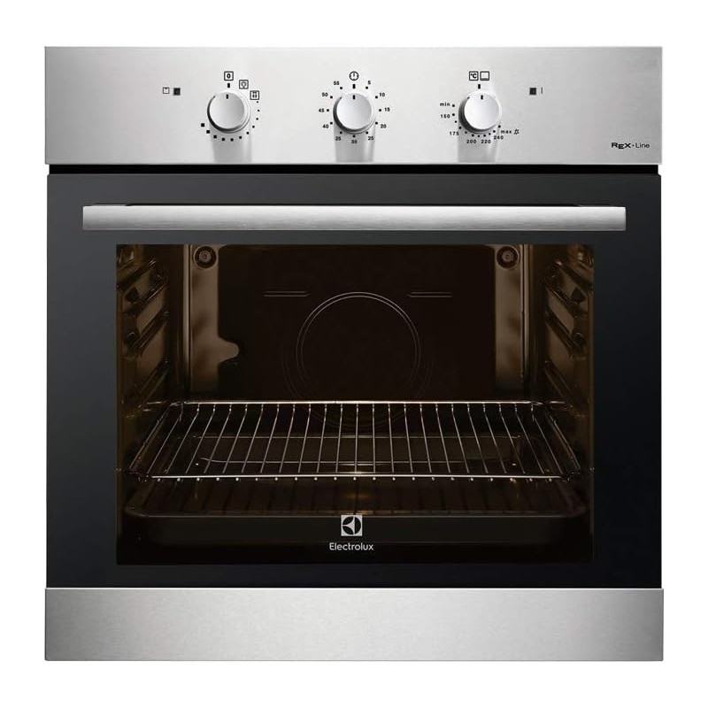 Electrolux-Rex F13GX four (moyen intégrée de gaz naturel Noir en acier inoxydable tournant)