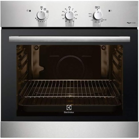 Electrolux-Rex F13GX four (moyen intégrée de gaz naturel Noir en acier inoxydable tournant)