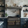 Cuisinière électrique GCH E 912 DF BL r vitrocéramique cuisinière 90 cm Noir Range Cooker Électrique Double Four