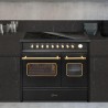Cuisinière électrique GCH E 912 DF BL r vitrocéramique cuisinière 90 cm Noir Range Cooker Électrique Double Four