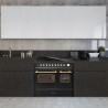 Cuisinière électrique GCH E 912 DF BL r vitrocéramique cuisinière 90 cm Noir Range Cooker Électrique Double Four