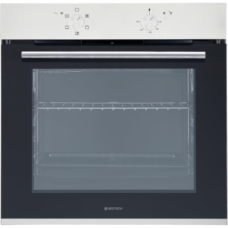 GEDTECH Four encastrable multifonctions GFO76IX - 76L - Grill - Porte froide - Fonctions vapeur (Inox)