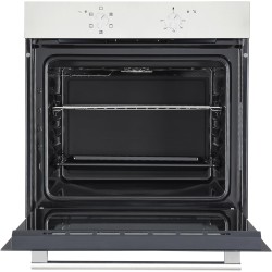 GEDTECH Four encastrable multifonctions GFO76IX - 76L - Grill - Porte froide - Fonctions vapeur (Inox)