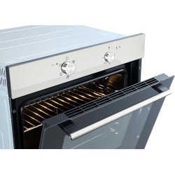 GEDTECH Four encastrable multifonctions GFO76IX - 76L - Grill - Porte froide - Fonctions vapeur (Inox)