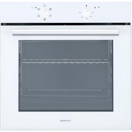 GEDTECH Four encastrable multifonctions GFO76WH - 76L - Grill - Porte froide - Fonctions vapeur (Blanc)