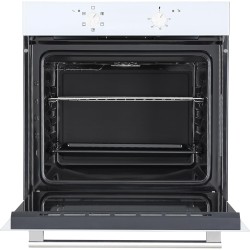 GEDTECH Four encastrable multifonctions GFO76WH - 76L - Grill - Porte froide - Fonctions vapeur (Blanc)