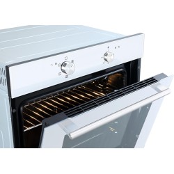 GEDTECH Four encastrable multifonctions GFO76WH - 76L - Grill - Porte froide - Fonctions vapeur (Blanc)