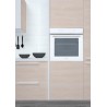 GEDTECH Four encastrable multifonctions GFO76WH - 76L - Grill - Porte froide - Fonctions vapeur (Blanc)