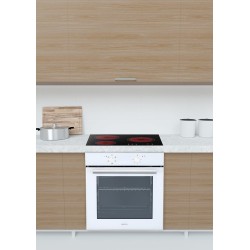 GEDTECH Four encastrable multifonctions GFO76WH - 76L - Grill - Porte froide - Fonctions vapeur (Blanc)