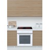 GEDTECH Four encastrable multifonctions GFO76WH - 76L - Grill - Porte froide - Fonctions vapeur (Blanc)
