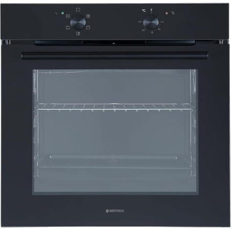 GEDTECH Four encastrable multifonctions GFO76BL - Noir - 76L - Grill - Porte froide - Fonctions vapeur
