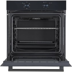 GEDTECH Four encastrable multifonctions GFO76BL - Noir - 76L - Grill - Porte froide - Fonctions vapeur
