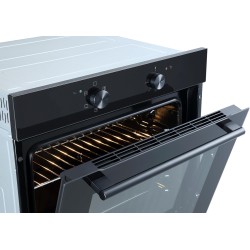 GEDTECH Four encastrable multifonctions GFO76BL - Noir - 76L - Grill - Porte froide - Fonctions vapeur