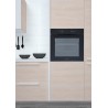 GEDTECH Four encastrable multifonctions GFO76BL - Noir - 76L - Grill - Porte froide - Fonctions vapeur