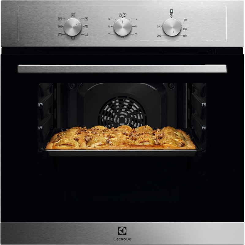 Four encastrable multifonction aquaclean - ELECTROLUX - EOH2H00BX - Inox - Anti-trace - Porte ventilée 2 verres - 59 x 59,4 x 5
