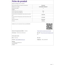 Four encastrable multifonction aquaclean - ELECTROLUX - EOH2H00BX - Inox - Anti-trace - Porte ventilée 2 verres - 59 x 59,4 x 5