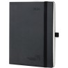 POPRUN Agenda 2026 Semainier 22 x 16,5 cm - Couverture Souple en PU Cuir, Vertical Planner, Planificateur Journalier, D'Jan 2026