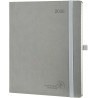 POPRUN Agenda 2026 Semainier 26,5 x 21,5 cm - Couverture Souple en PU Cuir, Vertical Planner, D'Jan 2026 à Déc 2026-12 Mois, Ave
