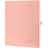 POPRUN Agenda Scolaire 2026 Semainier 26,5 x 21,5 cm - Couverture Souple en PU Cuir, Vertical Planner, D'Jan 2026 à Déc 2026-12 
