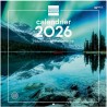 Finocam – Calendrier mural 2026 30 x 30 cm 1 Mois par page Janvier – Décembre 2026 + Sept.-Déc. 2025 (4 mois) réduits | Calendri
