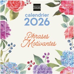Finocam – Calendrier mural 2026 30 x 30 cm 1 Mois par page Janvier – Décembre 2026 + Sept.-Déc. 2025 (4 mois) réduits | Calendri
