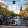 Finocam – Calendrier mural 2026 18 x 18 cm 1 Mois par page Janvier – Décembre 2026 + Sept.-Déc. 2025 (4 mois) réduits | Calendri