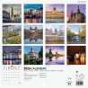 Finocam – Calendrier mural 2026 18 x 18 cm 1 Mois par page Janvier – Décembre 2026 + Sept.-Déc. 2025 (4 mois) réduits | Calendri