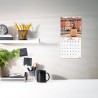 Finocam – Calendrier mural 2026 18 x 18 cm 1 Mois par page Janvier – Décembre 2026 + Sept.-Déc. 2025 (4 mois) réduits | Calendri