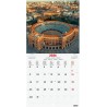 Finocam – Calendrier mural 2026 18 x 18 cm 1 Mois par page Janvier – Décembre 2026 + Sept.-Déc. 2025 (4 mois) réduits | Calendri