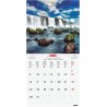 Finocam – Calendrier mural 2026 30 x 30 cm 1 Mois par page Janvier – Décembre 2026 + Sept.-Déc. 2025 (4 mois) réduits | Calendri
