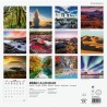 Finocam – Calendrier mural 2026 30 x 30 cm 1 Mois par page Janvier – Décembre 2026 + Sept.-Déc. 2025 (4 mois) réduits | Calendri
