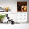 Finocam – Calendrier mural 2026 30 x 30 cm 1 Mois par page Janvier – Décembre 2026 + Sept.-Déc. 2025 (4 mois) réduits | Calendri