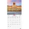 Finocam – Calendrier mural 2026 30 x 30 cm 1 Mois par page Janvier – Décembre 2026 + Sept.-Déc. 2025 (4 mois) réduits | Calendri