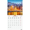 Finocam – Calendrier mural 2026 30 x 30 cm 1 Mois par page Janvier – Décembre 2026 + Sept.-Déc. 2025 (4 mois) réduits | Calendri