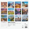 Finocam – Calendrier mural 2026 30 x 30 cm 1 Mois par page Janvier – Décembre 2026 + Sept.-Déc. 2025 (4 mois) réduits | Calendri