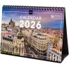 Finocam – Calendrier de bureau 2026 1 Mois par page Janvier – Décembre 2026 + Sept.-Déc. 2025 (4 mois) réduits | Calendrier 2026