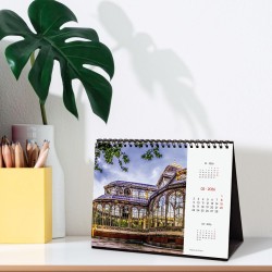 Finocam – Calendrier de bureau 2026 1 Mois par page Janvier – Décembre 2026 + Sept.-Déc. 2025 (4 mois) réduits | Calendrier 2026